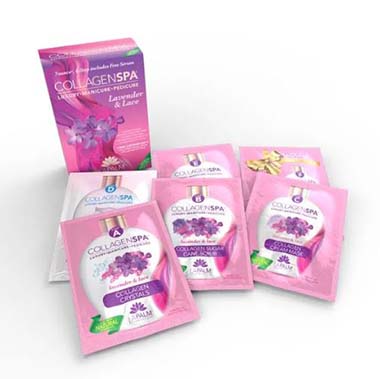 Lavender and Lace spa pedicure treatment